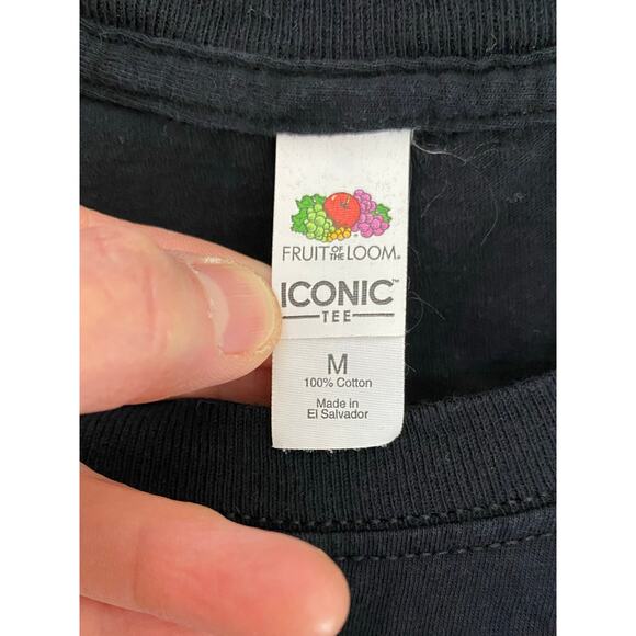 Fruit of the Loom M Black VOODOO New Orleans Bourbon Street T-Shirt - Picture 3 of 5